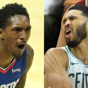 Lou Williams and Jayson Tatum