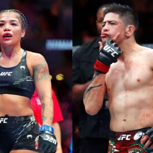 Tracy Cortez (L), Brandon Moreno (R)