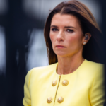 NBC Sports commentator Danica Patrick during a delay to the Indycar Series 108th running of the Indianapolis 500 at Indianapolis Motor Speedway.