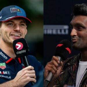 Max Verstappen (L) and Lawrence Barretto (R)