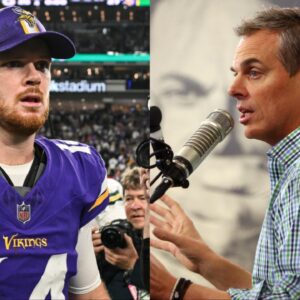 Minnesota Vikings QB Sam Darnold, Colin Cowherd - USA TODAY