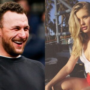 Johnny Manziel and his girlfriend Josie Canseco