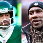 New York Jets QB Aaron Rodgers, NFL pundit Shannon Sharpe - USA TODAY