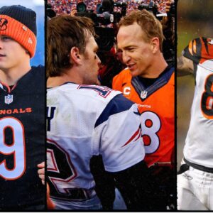 Joe Burrow, Tom Brady, Peyton Manning and T.J. Houshmanzadeh