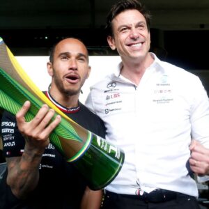 44 Lewis Hamilton (GBR, Mercedes-AMG Petronas F1 Team), Toto Wolff (AUT, Mercedes-AMG Petronas F1 Team), F1 Grand Prix of Brazil at Autodromo Jose Carlos Pace