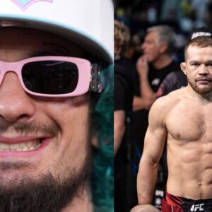 Sean O'Malley (L), Petr Yan (R)