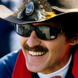 NASCAR Winston Cup driver Richard Petty during the Daytona 500 at the Daytona International Speedway.