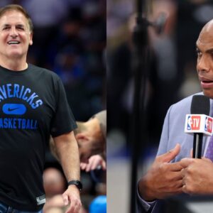 Mark Cuban (L) and Charles Barkley (R)