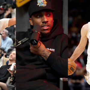 Cam Johnson (L), Jeff Teague (C), and Zach LaVine (R)