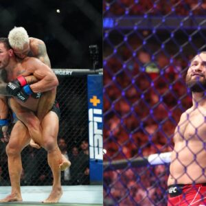 Michael Chandler (L), Jorge Masvidal (R)