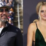 Shailene Woodley and Aaron Rodgers