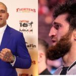 Alex Pereira (L), Magomed Ankalaev (R)