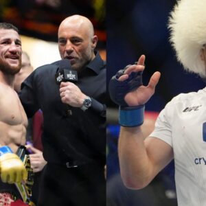 Merab Dvalishvili (L), Umar Nurmagomedov (R)