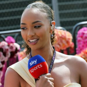 Zandvoort, Niederlande 22.- 25. August 2024: FIA - Formel 1 - WM - Dutch Grand Prix - 2024 Im Bild:Naomi Schiff, Sky Moderatorin Circuit Zandvoort