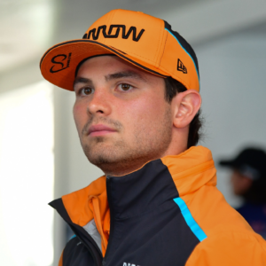 Arrow McLaren SP driver Pato O'Ward (5) of Mexico during media availabilities at the Grand Prix Of Monterey at WeatherTech Raceway Laguna Seca.
