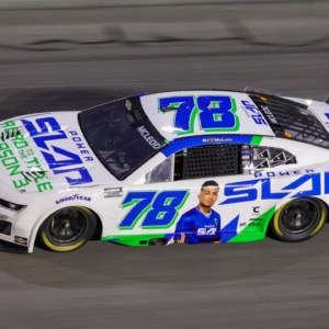 NASCAR Cup Series driver BJ McLeod (78) races during the Coke 400 at Daytona International Speedway.