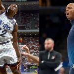 Shaquille O'Neal (L) and Penny Hardaway (R)