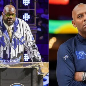 Shaquille O'Neal (L) and Penny Hardaway (R)