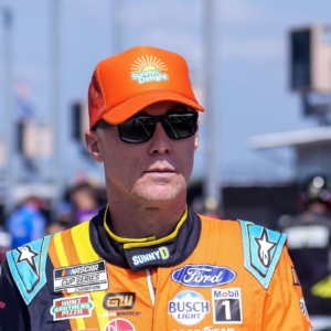 Kevin Harvick walks to his car for Cup practice at Darlington Raceway.