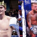 Callum Walsh (L), Jake Paul (R)