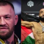 Conor McGregor (L), Belal Muhammad (R)