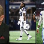 Skip Bayless, CeeDee Lamb and Dak Prescott.