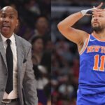 Stephon Marbury (L) and Jalen Brunson (R).