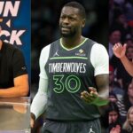 Chandler Parsons (L), Julius Randle (C), and Karl-Anthony Towns (R)