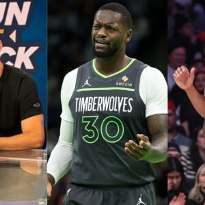 Chandler Parsons (L), Julius Randle (C), and Karl-Anthony Towns (R)