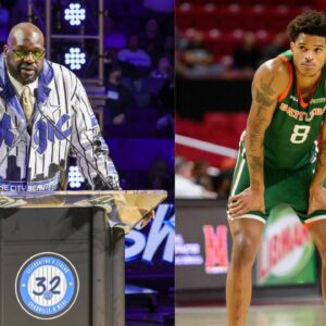 Shaquille O'Neal (L) and Shaqir O'Neal (R)