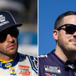(L-R) Chase Elliott and Alex Bowman.