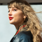 Nov 4, 2024; Kansas City, Missouri, USA; Recording artist Taylor Swift arrives prior to a game between the Tampa Bay Buccaneers and the Kansas City Chiefs at GEHA Field at Arrowhead Stadium. Mandatory Credit: Jay Biggerstaff-Imagn Images