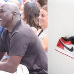 Michael Jordan (L), Air Jordan 1 Low (R)