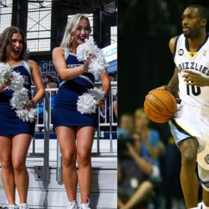 A group of cheerleaders (L/photo used only for representation) and Gilbert Arenas (R)
