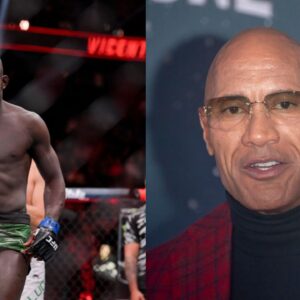 Themba Gorimbo (L), Dwayne Johnson (R)