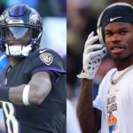 Lamar Jackson and Travis Hunter