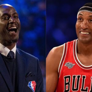 Kevin Garnett and Scottie Pippen