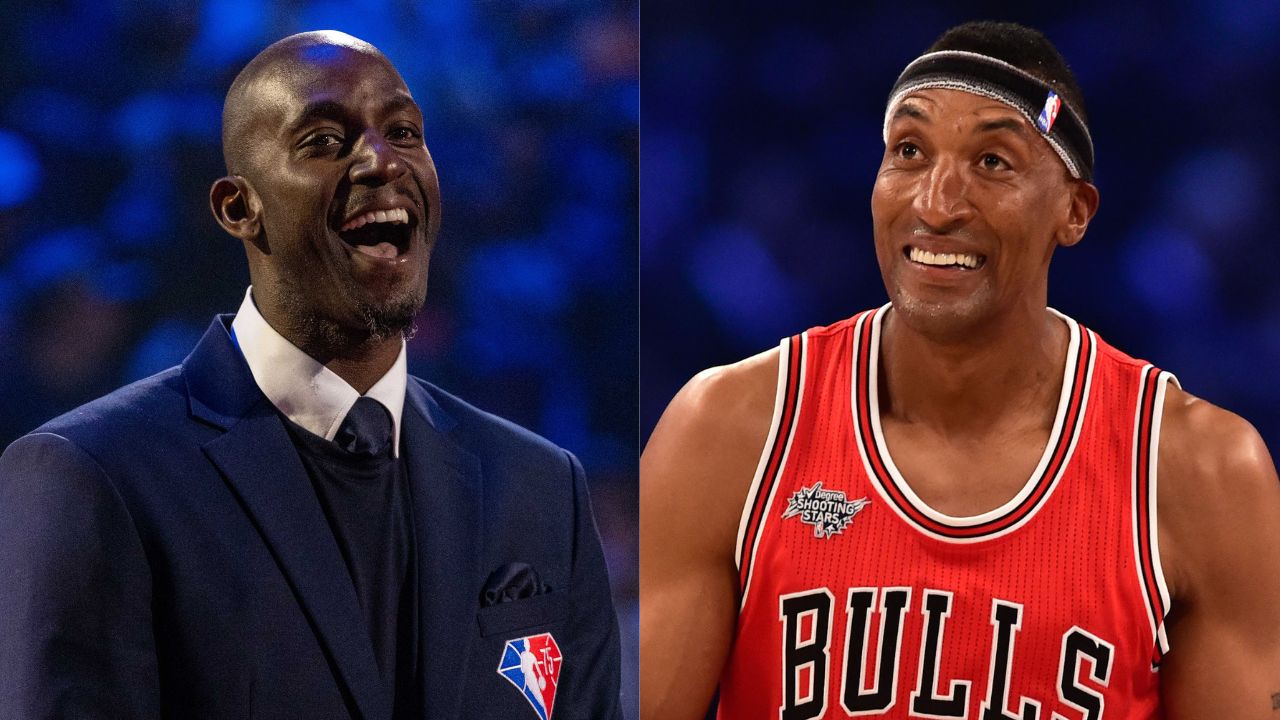 Kevin Garnett and Scottie Pippen