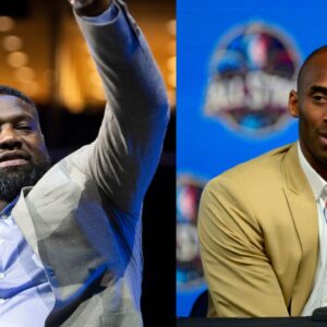 Tony Allen (L) and Kobe Bryant (R)