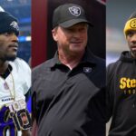 Lamar Jackson, Jon Gruden, and Russell Wilson