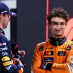 1 Max Verstappen (NLD, Oracle Red Bull Racing), 4 Lando Norris (GBR, McLaren Formula 1 Team), F1 Grand Prix of Qatar at Lusail International Circuit