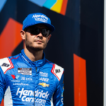 Nov 10, 2024; Avondale, Arizona, USA; NASCAR Cup Series driver Kyle Larson (5) during the NASCAR Cup Series Championship race at Phoenix Raceway. Mandatory Credit: Mark J. Rebilas-Imagn Images