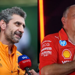 Andrea Stella (L) and Frederic Vasseur (R)