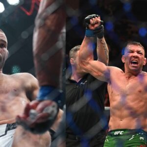 Sean Strickland (L) and Dricus Du Plessis (R)