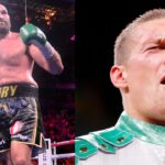 Tyson Fury (L), Oleksandr Usyk (R)