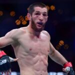 Tagir Ulanbekov (red gloves) celebrates after defeating Clayton Carpenter (not pictured) during UFC 311 at Intuit Dome.Tagir Ulanbekov (red gloves) celebrates after defeating Clayton Carpenter (not pictured) during UFC 311 at Intuit Dome.