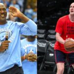 Michael Jordan (L) and Cody Zeller (R)