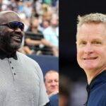 Shaquille O'Neal (L), Steve Kerr (R)