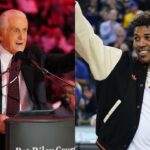 Pat Riley(L) and Nick Young(R)