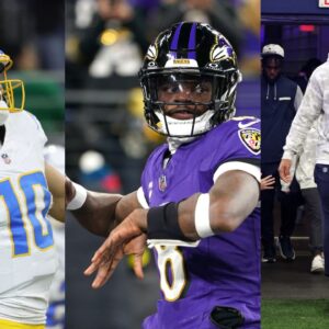 Justin Herbert, Lamar Jackson and Dak Prescott